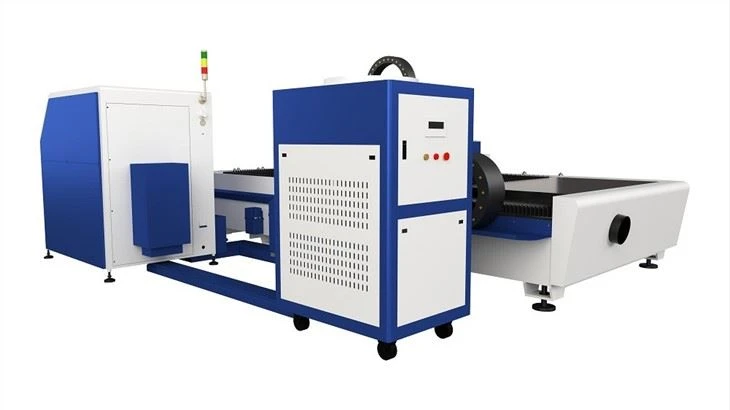 دستگاه برش لیزر فیبر CNC QY 1500W با کیفیت بالا برای ورق فلز، Ss، Ms، Al