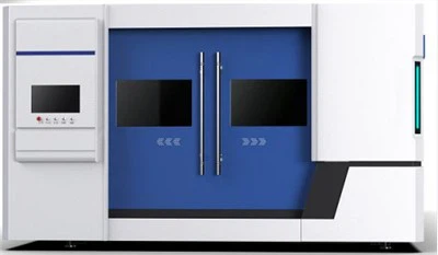 دستگاه برش لیزری فیبر CNC میز QY شاتل برای ورق فلز